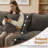 Upholstered Accent Chair + Storage Ottoman Set – 2-Piece with Hidden Compartments-1351660224
