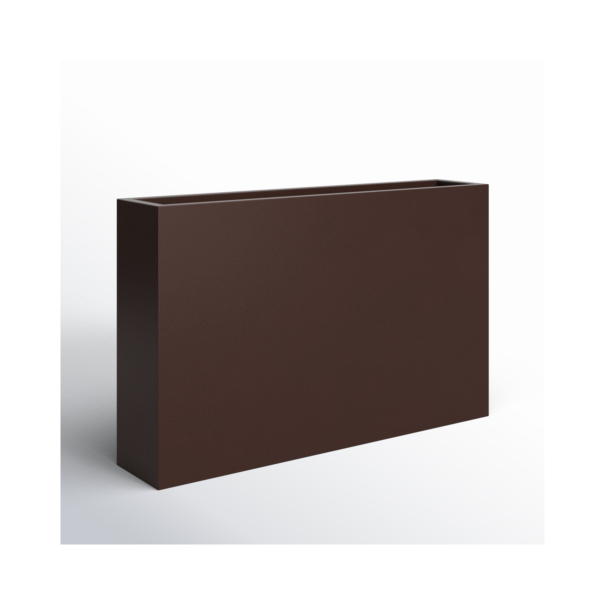 Connoisseur Handmade Planter Box, Brown, 30" H x 48" W x 12" D