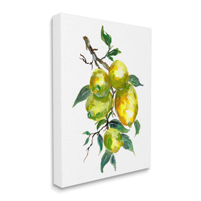 Art mural sur toile de citron et d'agrumes par Sebastian Grafmann
