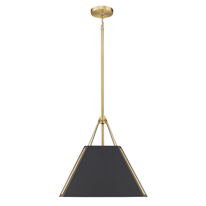 Luminaire suspendu conique à 1 lumière