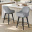 Swivel Upholstered Counter Stool with Metal Frame-1283618880-1283618882