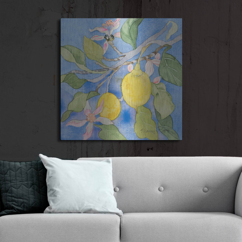 "Lemon Tree Italy 1" par Sharon Pitts, H 36 po x l 36 po