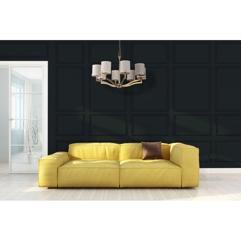 Lustre gris classique/traditionnel 8 lumières Evenson