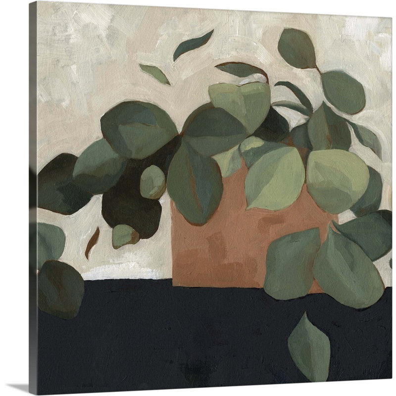 Jade Hoya II, art mural sur toile, Toile tendue, H 48 po x l 48 po