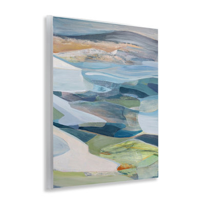 Plaque murale Shifting Horizons Distorsion, design par Farren Lee