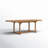 Arrion Extendable Oval Teak Outdoor Dining Table