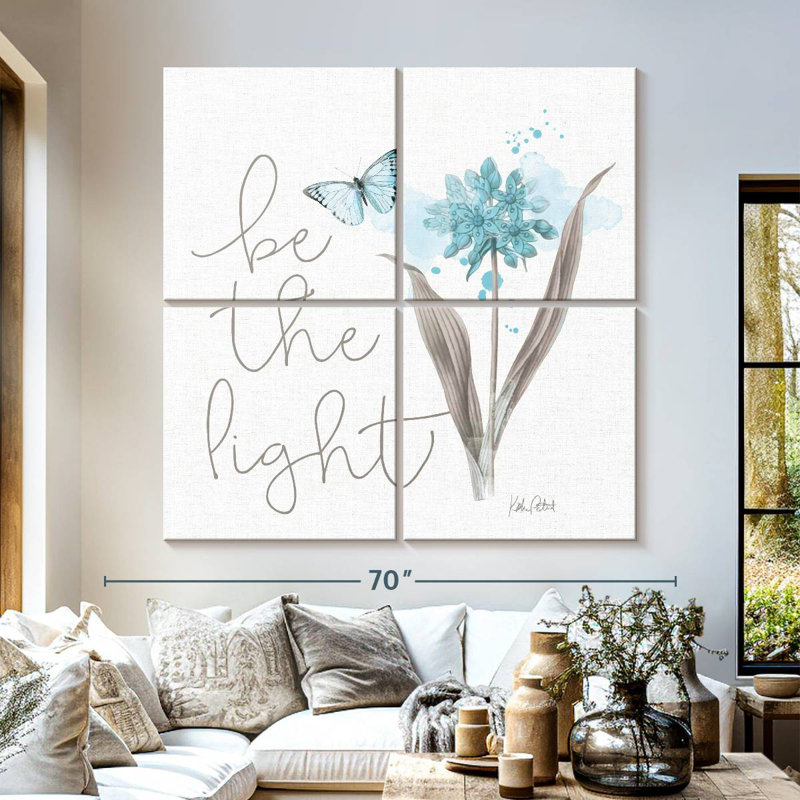 Tergel Sunny Day II Aqua, 57" H x 57" W