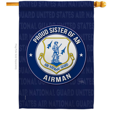 Double Sided 40'' H x 28'' W Polyester House Flag