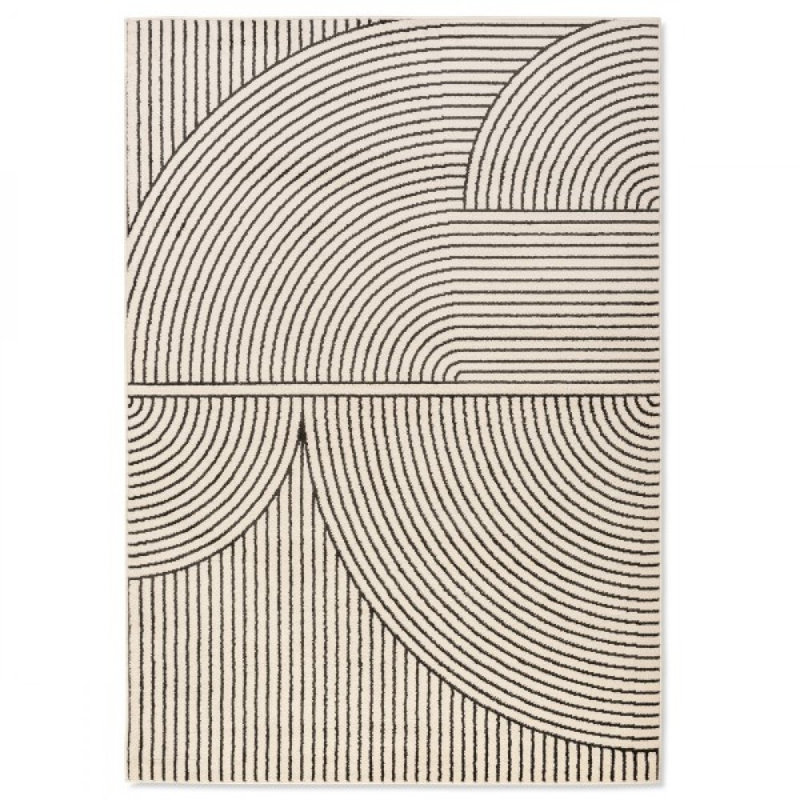 Tapis à motif lignes et arches 3 pi 3 po x 5 pi Urbane