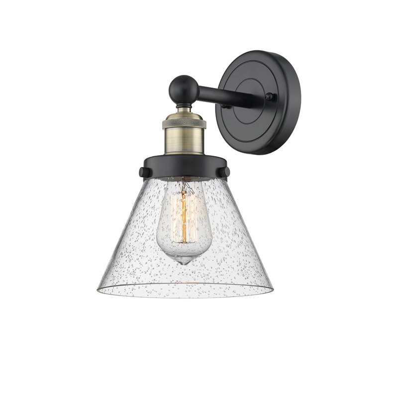 Chesterhill Armed Sconce, Seedy, Black Antique Brass