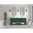 Parker 72'' Double Bathroom Vanity with Top-74465720