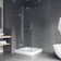Monteray 32" W x 32" D x 79" H Hinged Frameless Shower Enclosure with 3/8  Clear Glass&Base