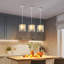 1-Light Chrome Crystal Kitchen Island Pendant 