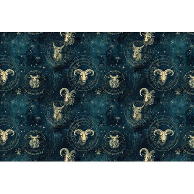 Zodiac Awesome Blue Polyester Comforter