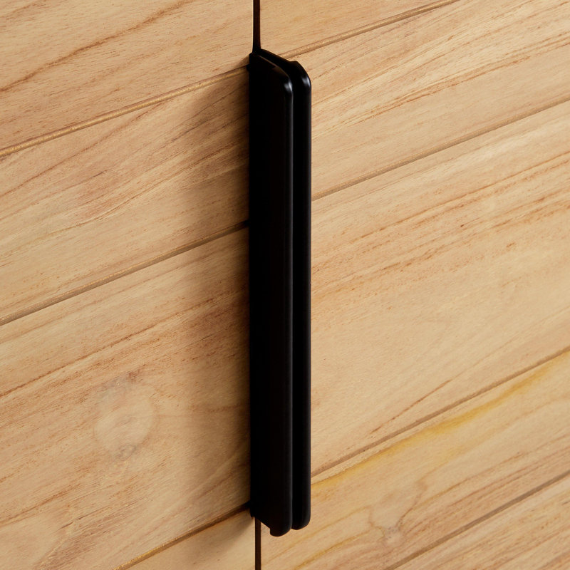 60" Aliso Double Bathroom Vanity Set with Oval Undermount Sinks, Arctic White Quartz, Natural Teak