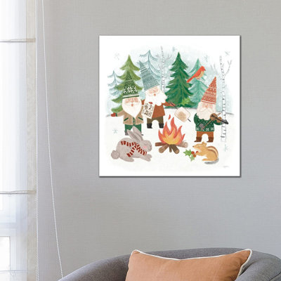 Woodland Gnomes II by Mary Urban - Gallery-Wrapped Canvas Giclée on Canvas