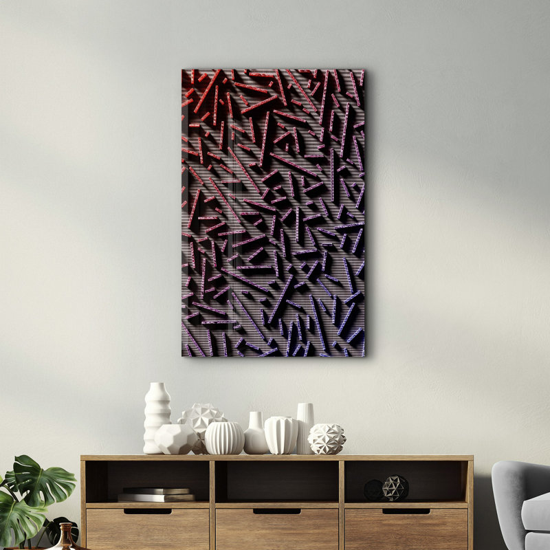 Elegant Tempered Glass Wall Art Painting, 13.8 x 21.7 inches | 100% Tempered Glass, Thickness: 0.16 inches | UV Printed for Vibrant Colors | Perfect for Home Decor, Living Room, & Office Spaces