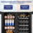 TAZPI 30 in. 29 Bottle and 110 Can Dual Zone Built-In/Freestanding Wine & Beverage Refrigerator