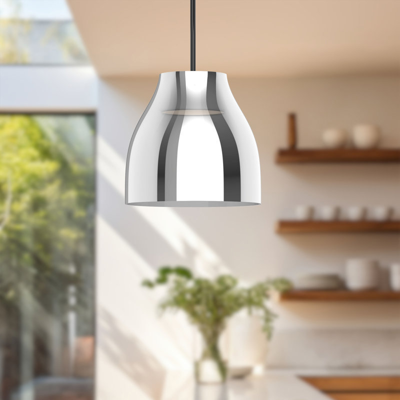 Luminaire suspendu 1 lumière Trinity, Chrome
