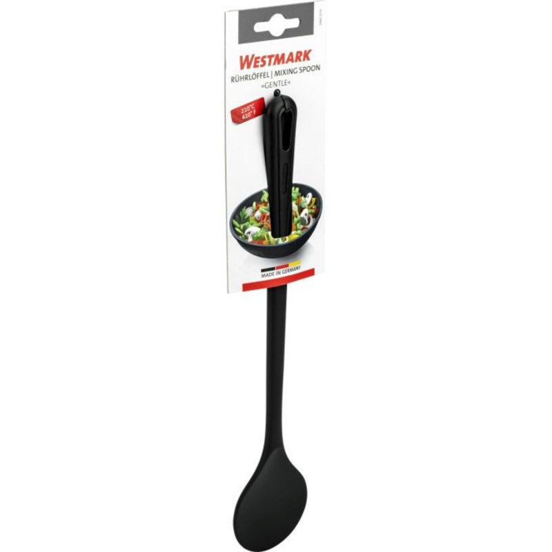 Cuillère à mélanger douce Westmark 28842270, 11 x 1,9 x 0,4 po, noir