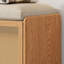 Banc en bois massif rembourré couleur bois clair