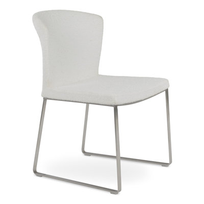 Capri 18'' H Upholstered Metal Side Chair