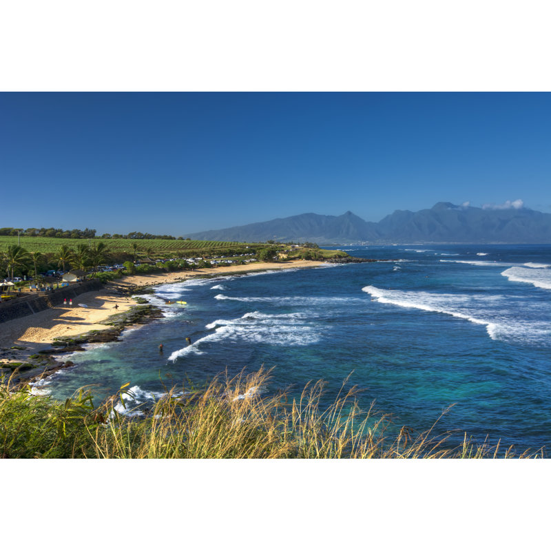 Ho'Okipa Beach Park - Photographie sur toile tendue, L 12 po x H 8 po