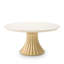 Fantosini Round Dining Table - Creamy Pearl