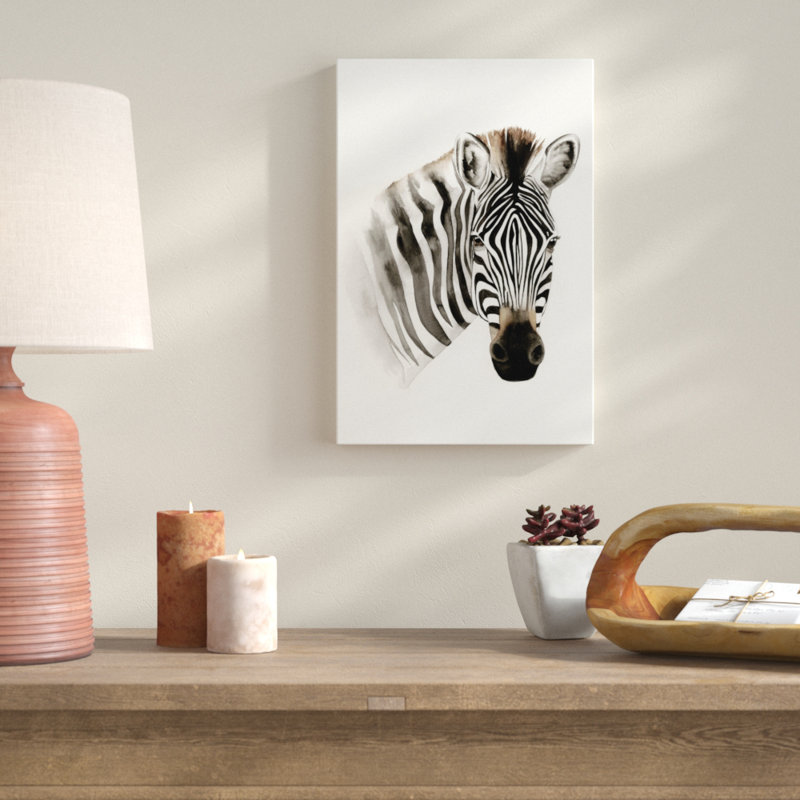 Safari Portrait II by Grace Popp - Print on Canvas, Wrapped Canvas, 46cm H x 30cm W