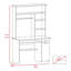 Bureau bahut Compu 180, tablettes multiples, plateau à clavier rétractable, panneau de porte pour unité centrale, tiroir-514530816
