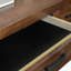 Bureau double caisson Bridgevine Home Sausalito 71 po, aucun assemblage requis, finition whisky
