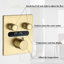 Système de douche thermostatique complet avec valve brute-101968701