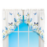 Heimann Floral Swag 36'' W Window Valance in