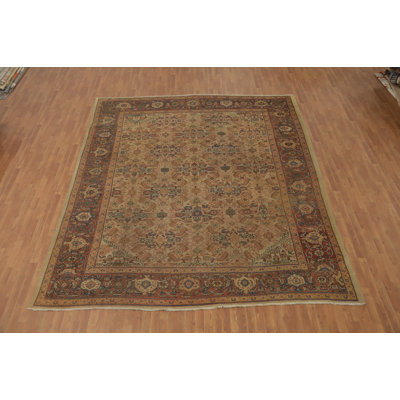 Pre-1900 Masterpiece Traditional Vegetable Dye Large Rug 11x12