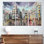 Toile imprimée: art urbain de la Gran via de Madrid - décor urbain élégant, toile tendue 3P