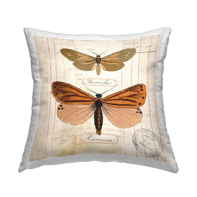 Coussin d'extérieur Stupell Industries Butterfly