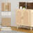 Ebern Designs Sideboard Buffet Cabinet, Kitchen Storage Cabinet With Rattan Doors, Cupboard Console Table With 4 Door, Accent Cabinet With Solid Wood Feet For Living Room-639802478