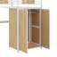 Lit mezzanine avec bureau et armoire-398663606
