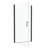 1 3/8" Adjustment,Universal Pivot Shower Door, Open Outside, With 1/4" Tempered Glass Finish 3672-113930993