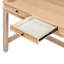 Ensemble de table de salle à manger 4 pièces pour 3 personnes, ensemble de table et chaises de cuisine rétro avec 3 tiroirs de rangement, idéal pour les petits espaces-1647425666