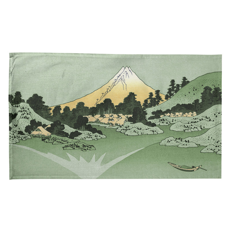 Hague Tea Towel Kitchen Towel, Cotton Twill, Dark Green