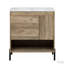 Meuble-lavabo moderne en bois 30 po