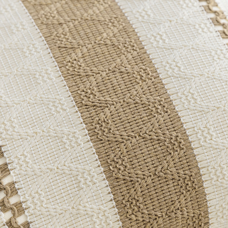 Housse de coussin Barossa, Beige, Rectangle H 12 po x l 20 po