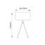 Madeline Metal Tripod Lamp-23990625