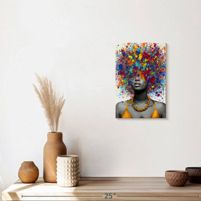 Afro Pop II sur toile