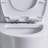 Arlo Compact One Piece Toilet with Comfort Chair Seat ADA Height 17.3", Elongated Dual Flush 0.8/1.28 GPF -100710177