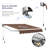 Topbuy 96'' W Polyester Cover Retractable Patio Awning-95985278
