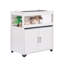 Clear Acrylic Small Animal Cage with Storage Cabinet and Pull-Out Tray