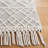 Heitzman Southwestern Hand-Loomed Ivory/Gray Area Rug-2109066133
