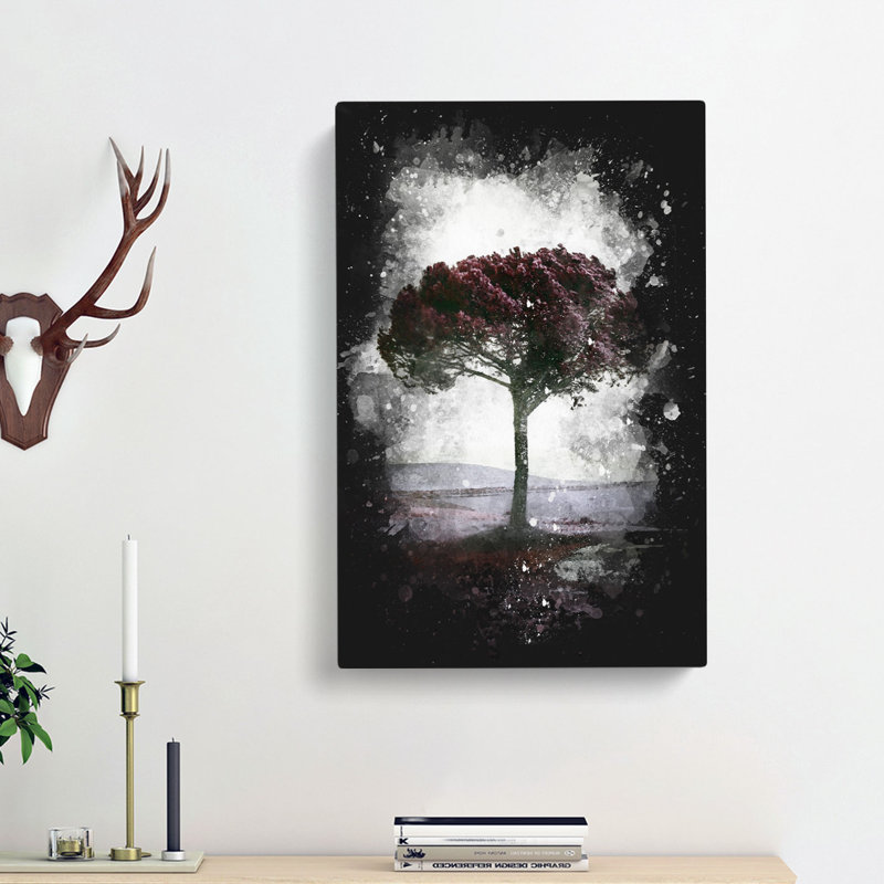 Tree In Tuscany Italy - Wrapped Canvas Painting, 50cm H x 35cm W x 3cm D